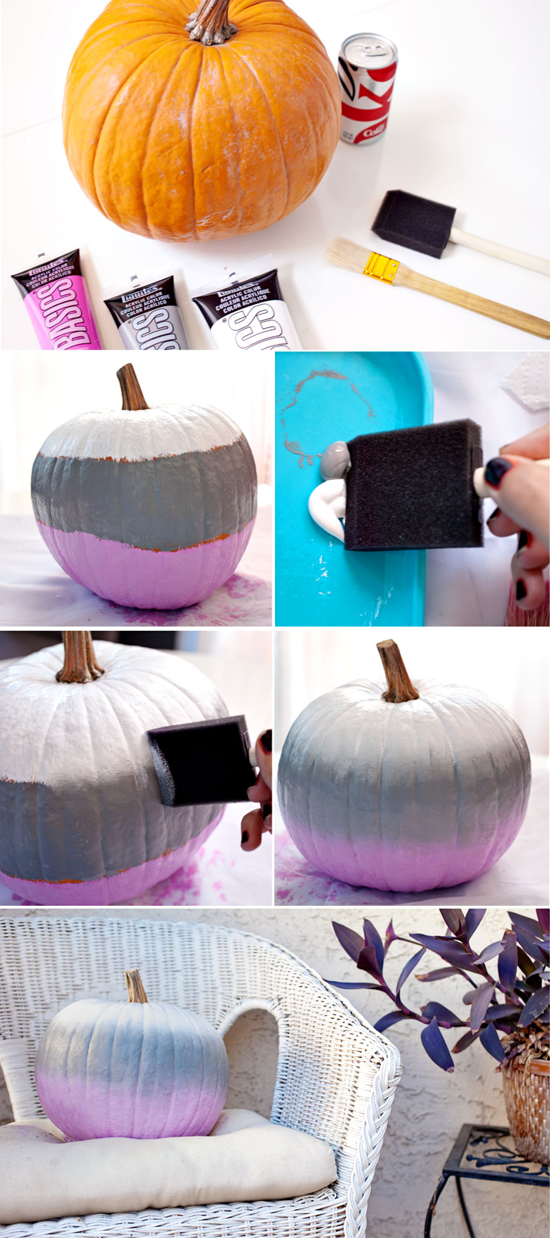 15 Stylish No Carve Pumpkin Decorating Ideas- A fun and easy way to decorate your home for fall on a budget, is with these 10 stylish no carve pumpkin decorating ideas! | #fallDecorating #fallPumpkins #craft #DIY #ACultivatedNest