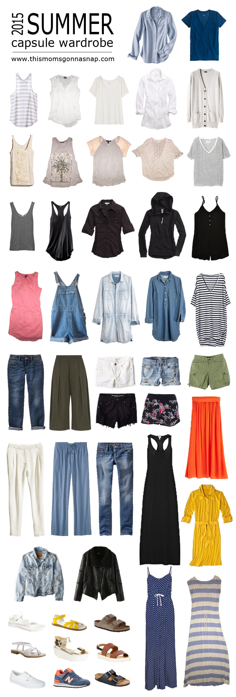 The (Mostly) Sustainable Summer Capsule Wardrobe » Wolf & Stag