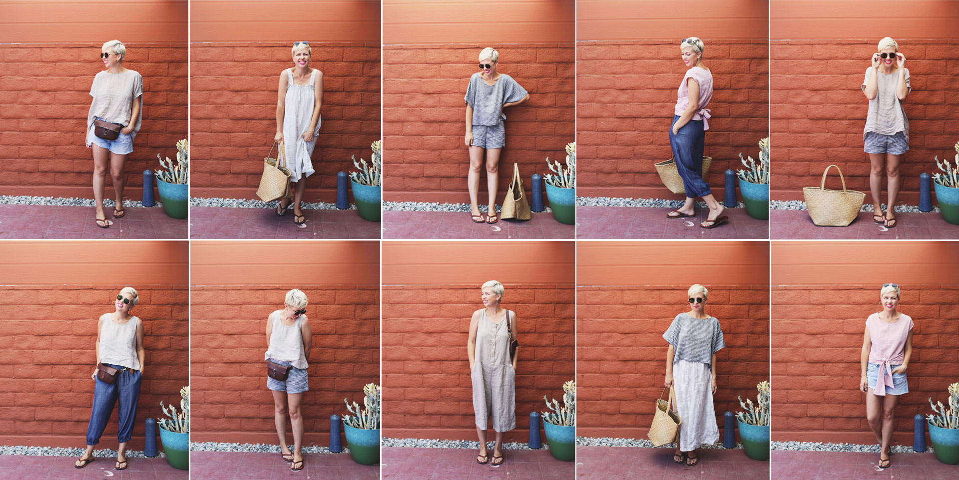 summer 10x10, wardrobe challenge, mini capsule wardrobe