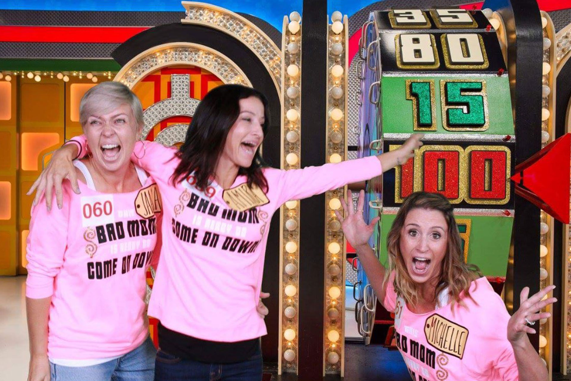 the price is right, bad moms christmas, #badmomsxmas, moms day out, live taping, cbs studios