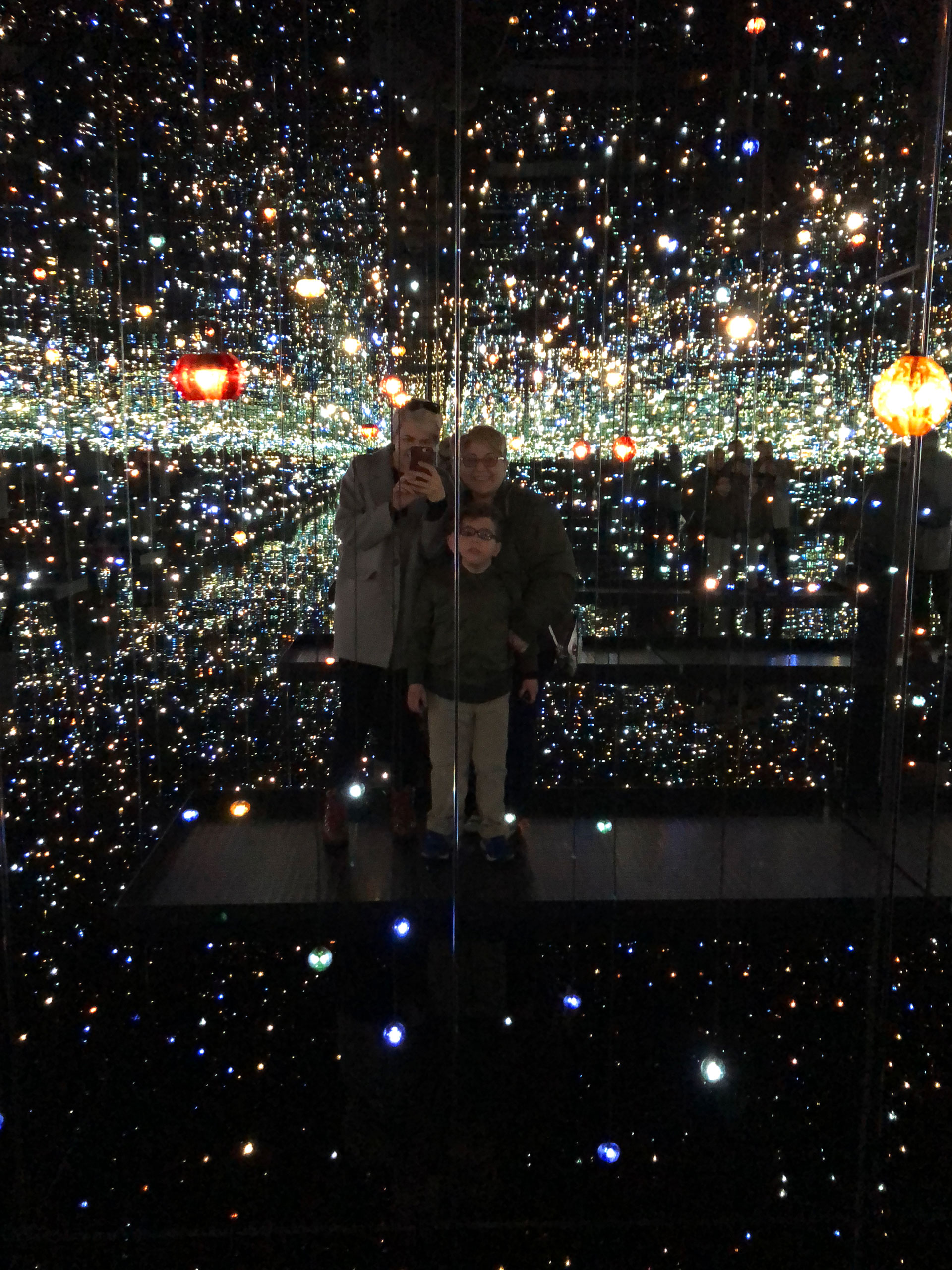 holiday wrap up, infinity lights, broad museum