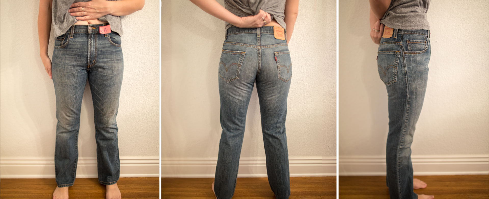 Vintage levi size chart on sale
