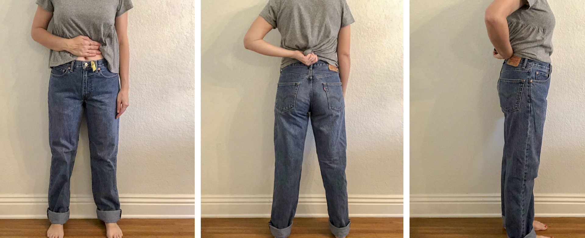 vintage levi's fit guide, 505's