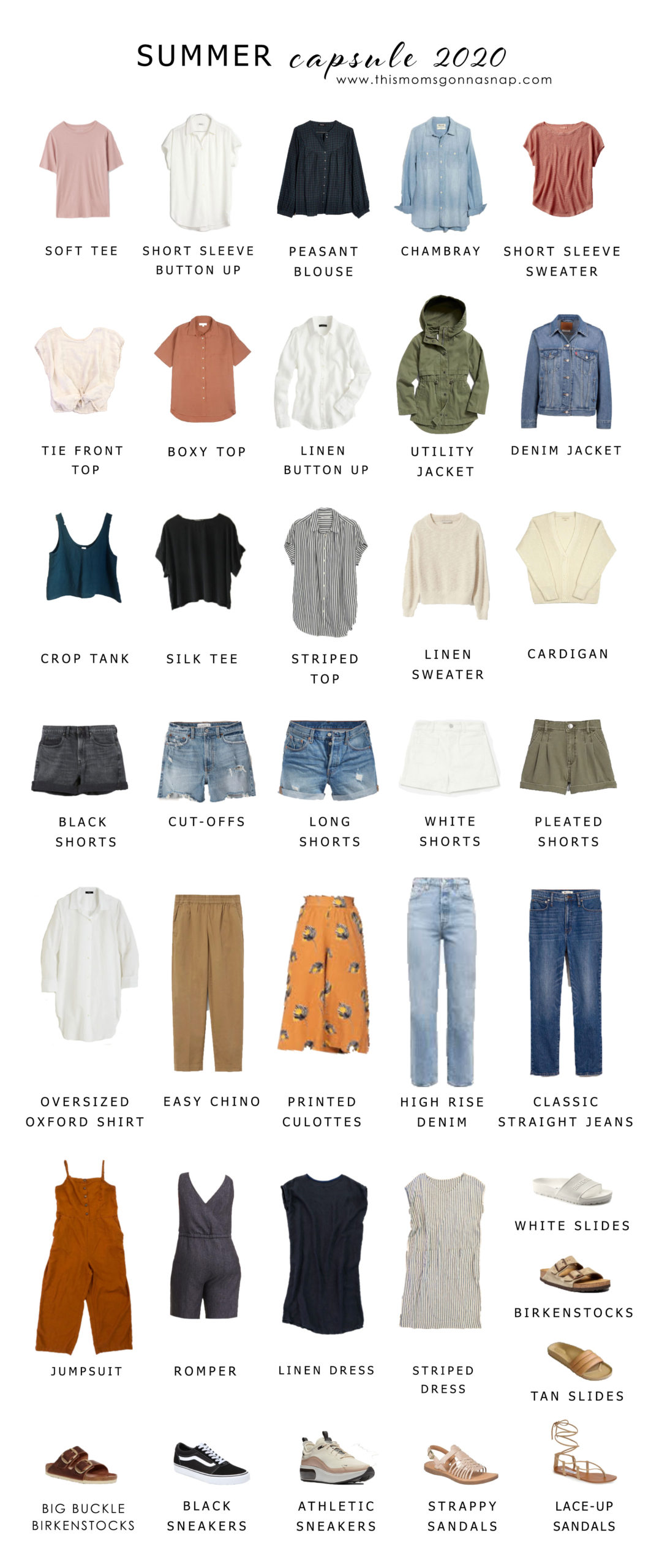 capsule wardrobe for summer 2020, capsule wardrobe, midsize style, summer capsule, summer capsule wardrobe