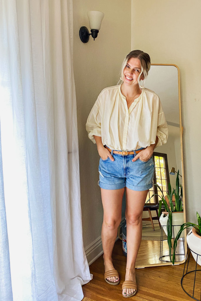 capsule wardrobe, midsize spring outfit, midsize style, midsize summer outfit, weekend vibes