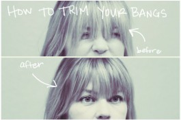 Vid: How I Trim My Bangs at Home