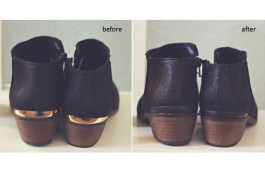 Easy DIY Updated Ankle Boots