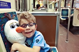 Stevie + Olaf and a Train Ride to Hollywood