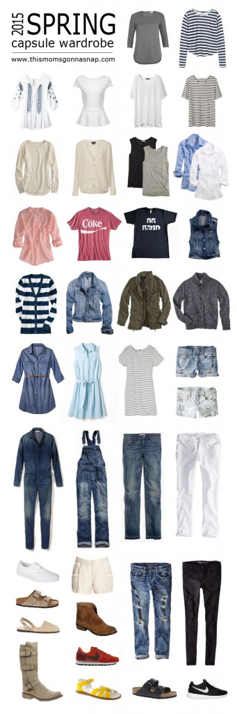 Spring Capsule Wardrobe - THIS MOM'S GONNA SNAP!
