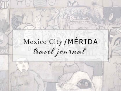Mexico City + Mérida: A Travel Journal