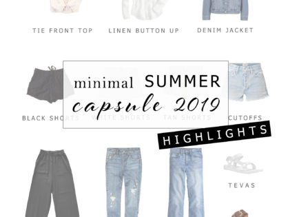 Summer Capsule Wardrobe: Just the Highlights
