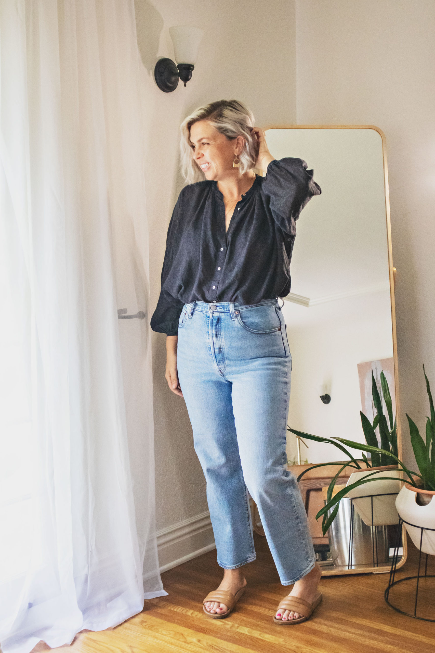 The Highest High Rise Jeans of All - THIS MOM'S GONNA SNAP!