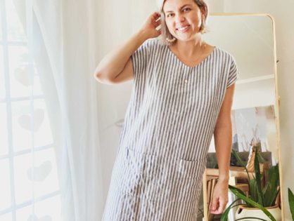 Homemade Striped Dress