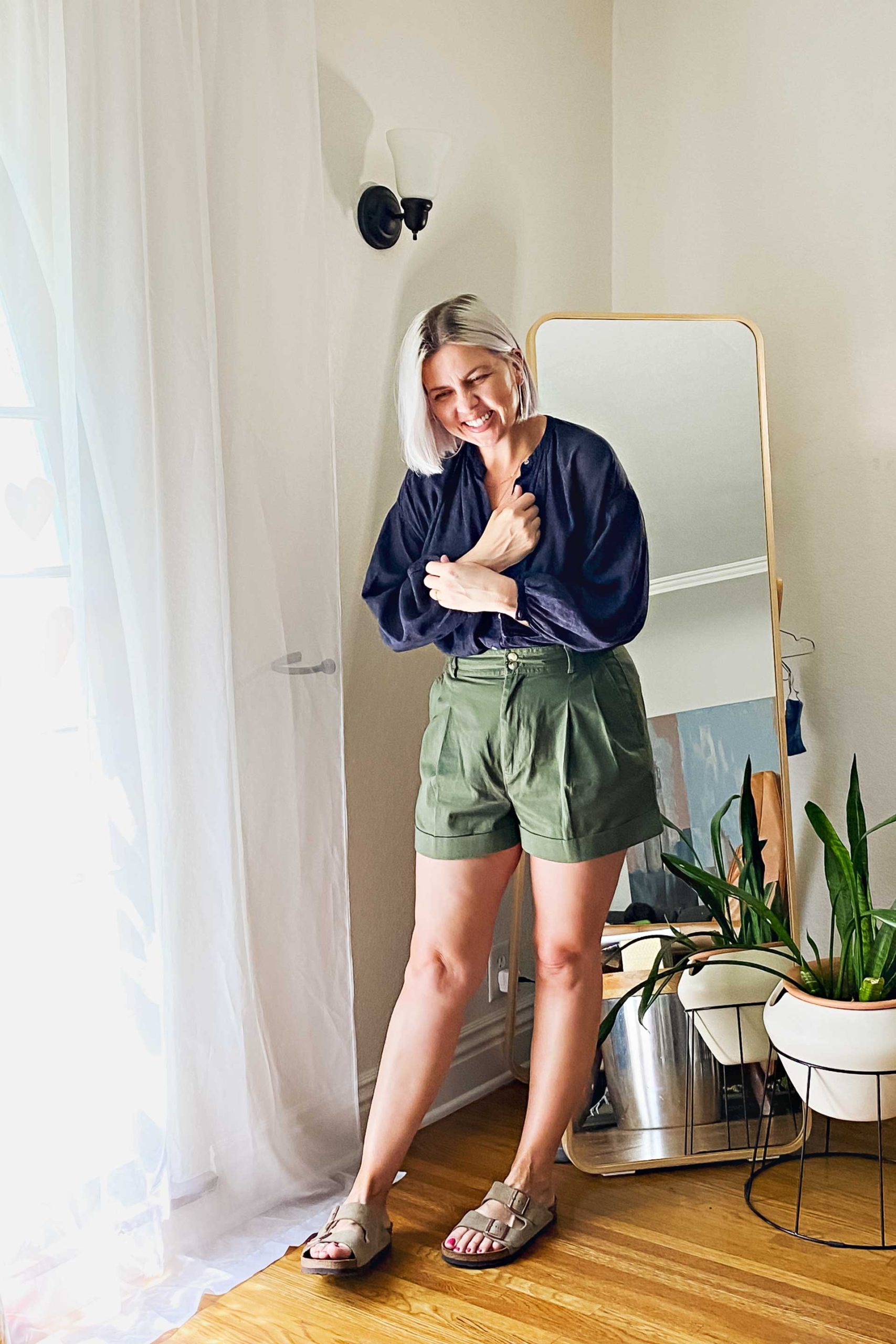 Pleated Shorts - THIS MOM'S GONNA SNAP!