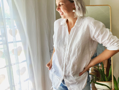 Linen Button Up Shirt