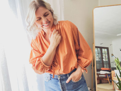 Puffy Sleeve Blouse